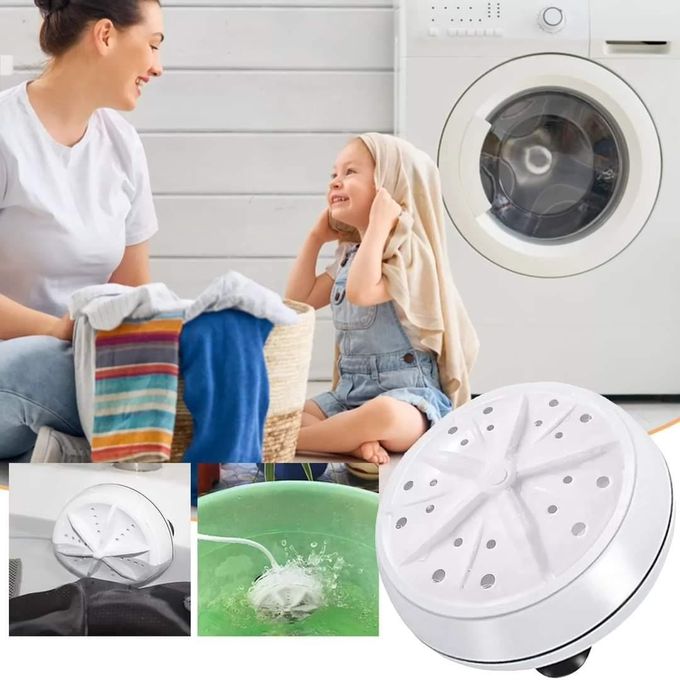 Portable Ultrasonic Mini Washing Machine Dishwasher Turbine