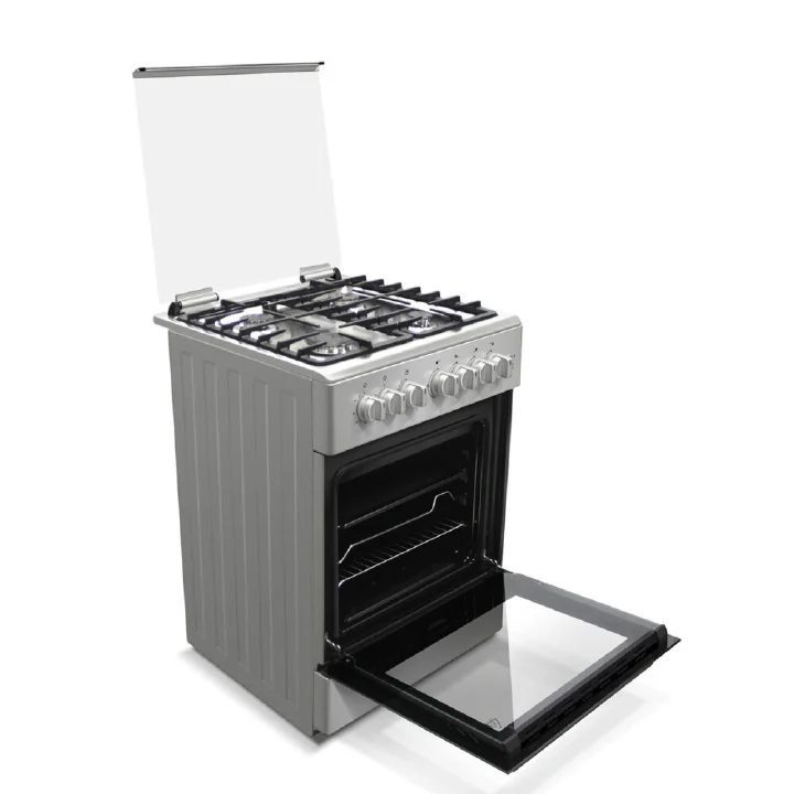 Haier HCR2040EES 60x60 4 Gas Burner Cooker with Electric Oven – Stainless Steel