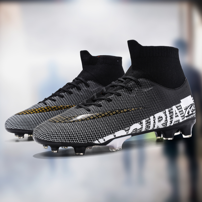 Children And Men&apos;s Football Shoes Long Spike Soccer Boots Non-slip Football Shoes Training Sneakers