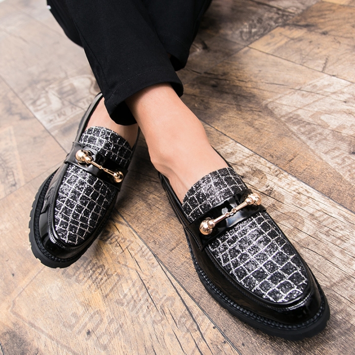 Pointed Leather Business Shoes Men Soft Leisure Formal Office Oxford Dress Slip-on Classic Moccasins
