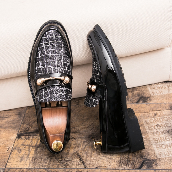 Pointed Leather Business Shoes Men Soft Leisure Formal Office Oxford Dress Slip-on Classic Moccasins