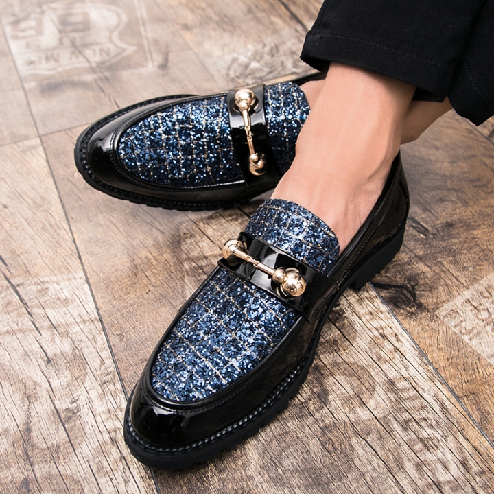 Pointed Leather Business Shoes Men Soft Leisure Formal Office Oxford Dress Slip-on Classic Moccasins