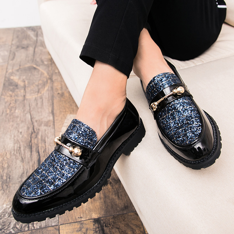 Pointed Leather Business Shoes Men Soft Leisure Formal Office Oxford Dress Slip-on Classic Moccasins