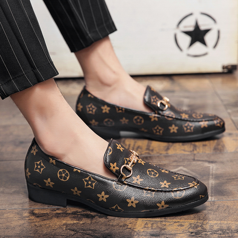 38-48 Men Leather Business Shoes Formal Office Oxford Slip-on Casual Loafers Moccasins Work Flat