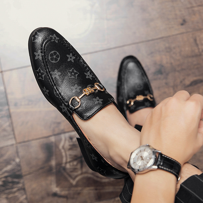 38-48 Men Leather Business Shoes Formal Office Oxford Slip-on Casual Loafers Moccasins Work Flat