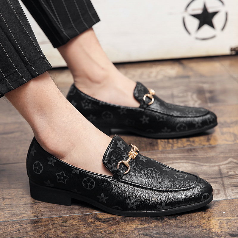 38-48 Men Leather Business Shoes Formal Office Oxford Slip-on Casual Loafers Moccasins Work Flat