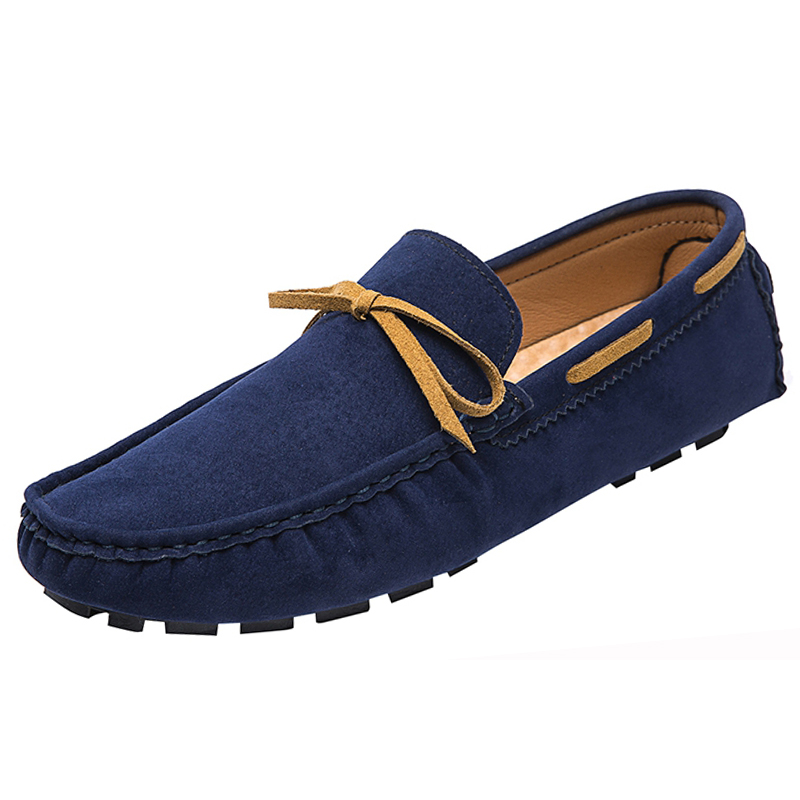38-48 Men Driving Shoes Leather Dress Office Slip-on Business Doug Shoes Casual Loafers Flats Work