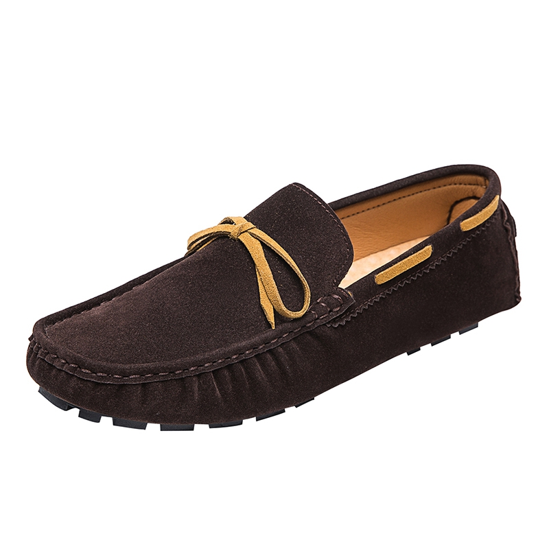 38-48 Men Driving Shoes Leather Dress Office Slip-on Business Doug Shoes Casual Loafers Flats Work