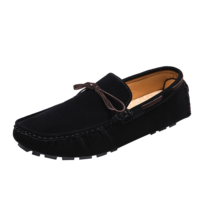 38-48 Men Driving Shoes Leather Dress Office Slip-on Business Doug Shoes Casual Loafers Flats Work
