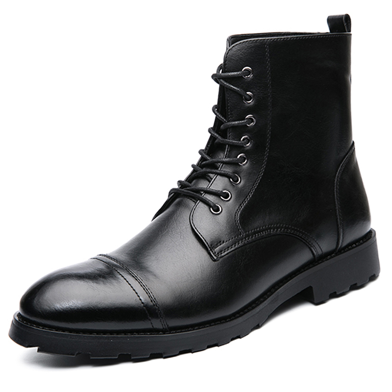 38-48 Men's Shoes New High Quality Men Ankle Boot Male Vinage Classic Chelsea Winter Zipper Boot