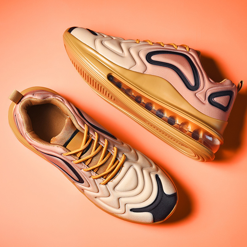 Men Sneakers AIR MAX720 Full Palm Air Cushion Skyeye Cross-border Unisex Light Soft Couple Shoes