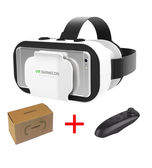 Original VR Virtual Reality 3D Glasses Box Stereo VR Cardboard Headset Helmet for IOS Android Smartphone With Game Player