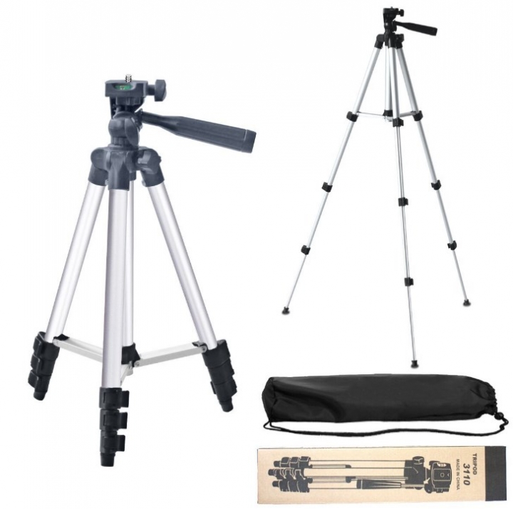 (+Phone Clips)Portable Extendable Tripod Phone Stand Projector Holder For Phone DV Camera