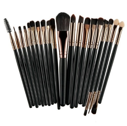 20Pcs Makeup Brushes Set Eye Shadow Eyeliner Foundation Cosmetics Loose Powder Fluffy Professional Brushes Make Up Accessories