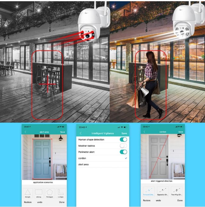 1080P IP Camera WiFi Motion Voice Alert 2MP CCTV Camera IR Light Audio Security Surveillance Camera