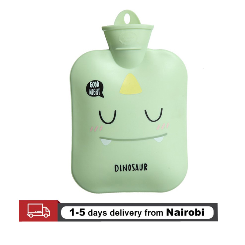 1000ml Hot Water Bag With Cloth Cover Hot Water Bottle Cute Portable Hotwater Warmer Screw As Gift Women Lady Student