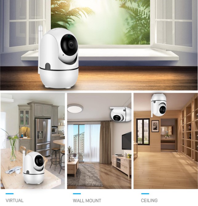 Wireless IP Camera Wifi 360 CCTV Camera Mini Pet Video Surveillance Camera With Wifi Baby Monitor ycc365 1080P Smart Home