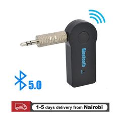 2 In 1 Bluetooth Transmitter Receiver Wireless Audio 3.5mm Aux Adapter Stereo Ack For Car Music Audio Handsfree Speaker Black 5cm