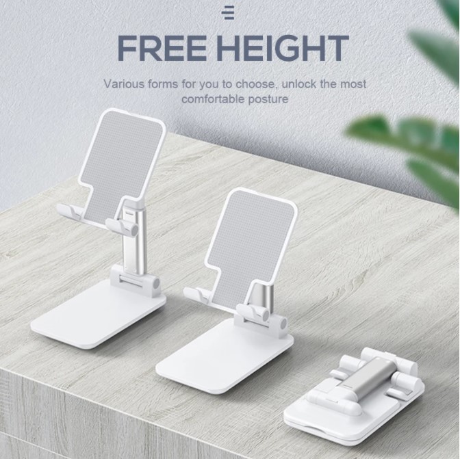 Universal Desktop Mobile Phone Holder Stand For Phone/Pad/tablet Adjustable Tablet Foldable Table Cell Phone Desk Stand Holder