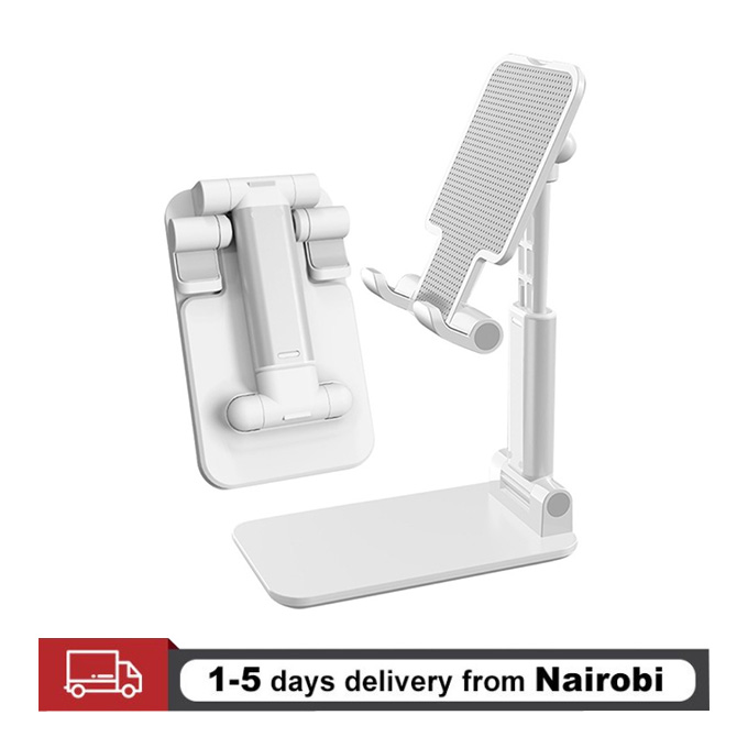 Universal Desktop Mobile Phone Holder Stand For Phone/Pad/tablet Adjustable Tablet Foldable Table Cell Phone Desk Stand Holder T1 White,one size