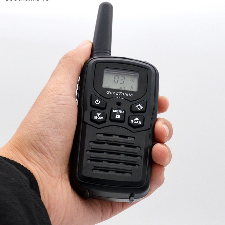 2PCS Mini Handheld Walkie Talkie Portable High Power VHF Two Way Ham Radio Communicator Transceiver