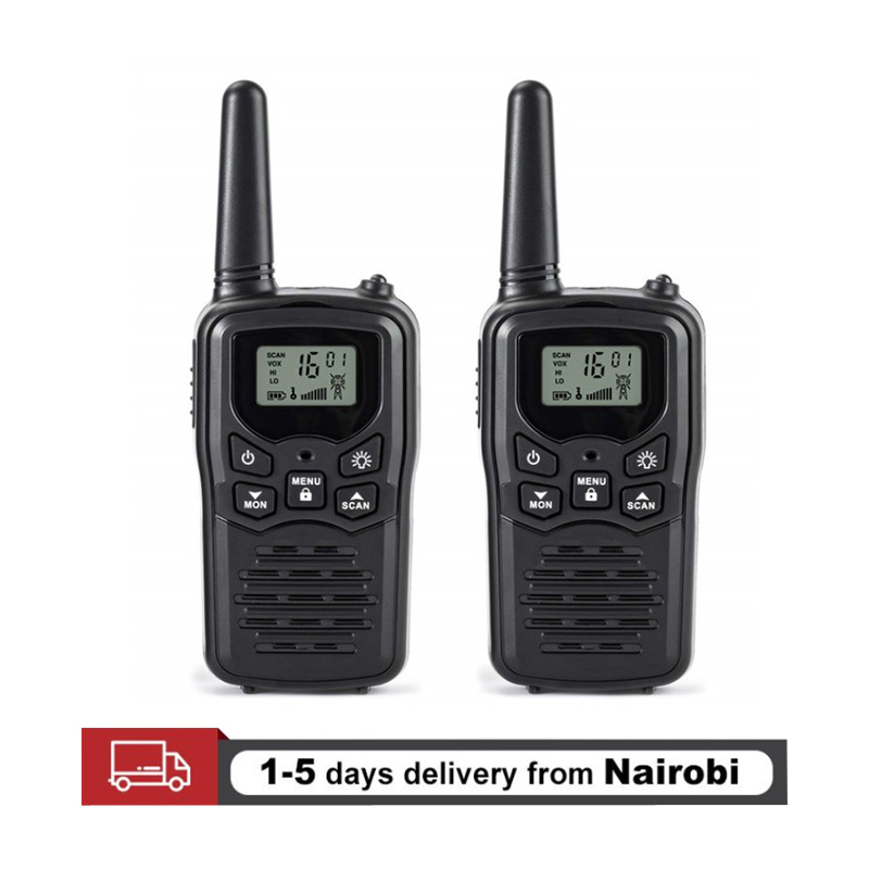 2PCS Mini Handheld Walkie Talkie Portable High Power VHF Two Way Ham Radio Communicator Transceiver