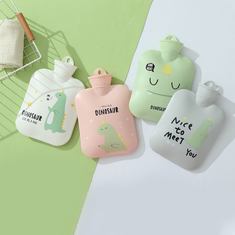 1000ml Hot Water Bag With Cloth Cover Hot Water Bottle Cute Portable Hotwater Warmer Screw As Gift Women Lady Student