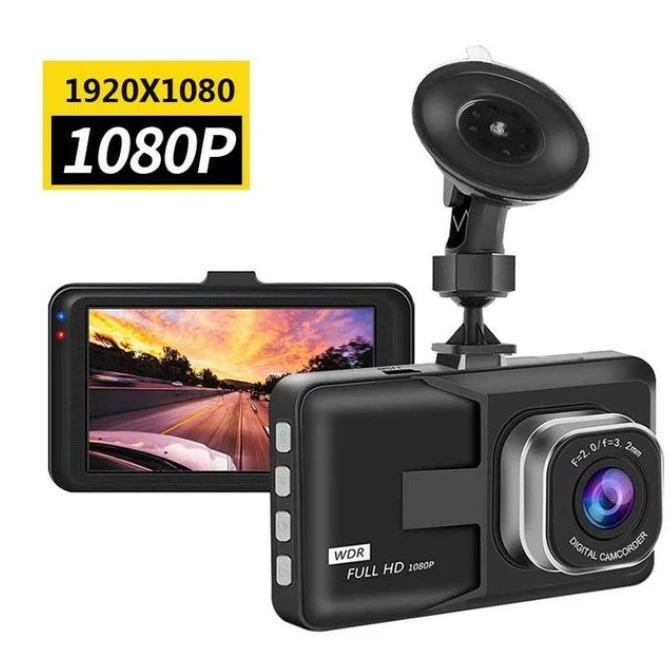 Full HD 1080P Dash cam Video Recorder Driving For Car DVR Camera 3" Cycle Recording Night Wide Angle Dash Cam Video Registrar