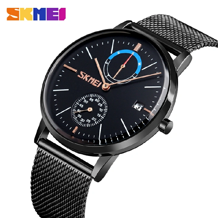 SKMEI Men Sports Watches Luxury Quartz Watches Waterproof Stainless Steel Gentleman Digital Watches Business Watches