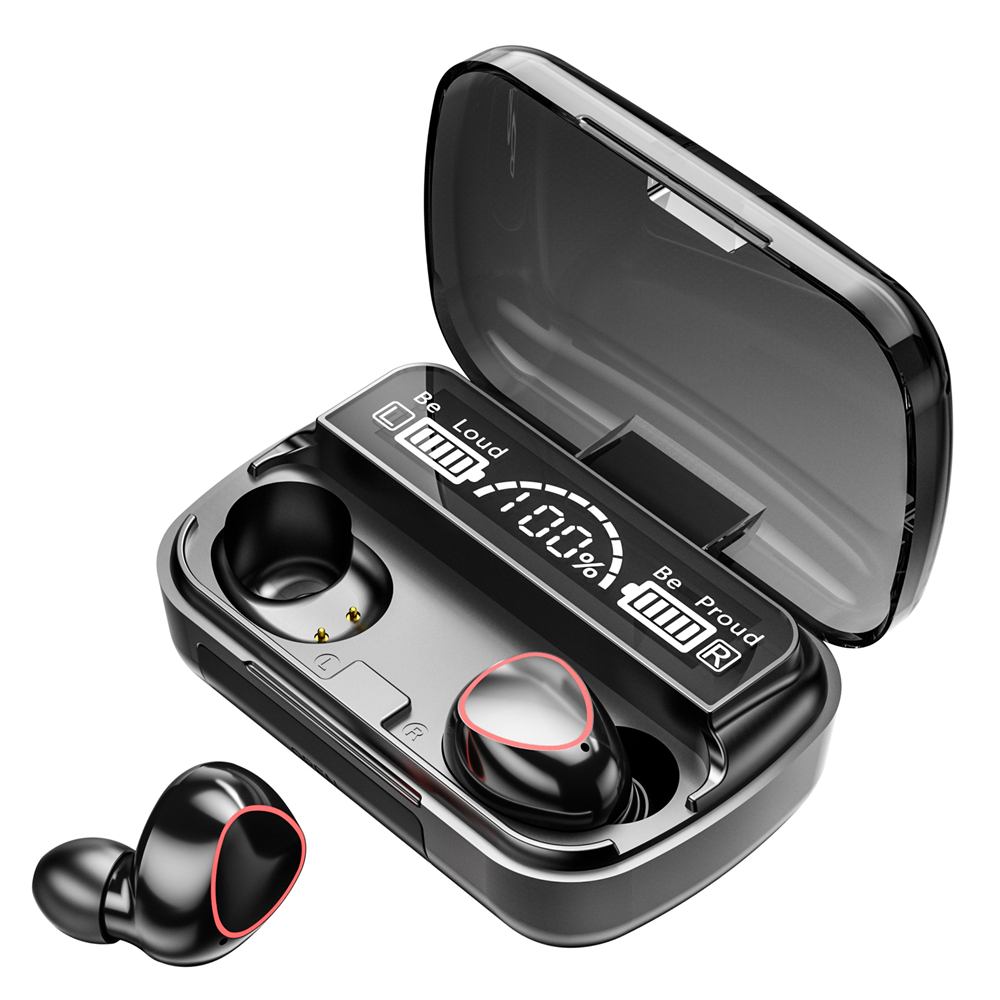 Updated Version Bluetooth Earphones Wireless Earphones TWS Waterproof Earbuds Sports Running Earpods With Charging Box Power Bank For All Phones