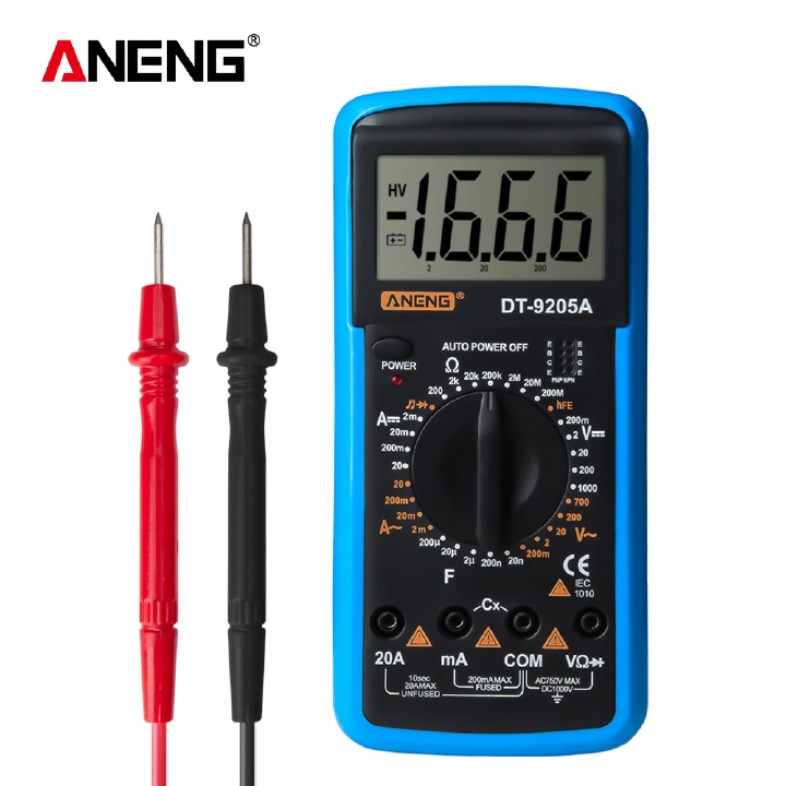 Multimeter Digital AC/DC Transistor Tester Electrical esr NCV Test Meter Profesional Analog Auto Range Multimetro