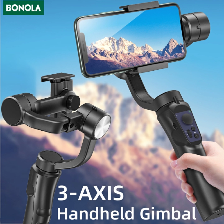 Top Quality 3 Axis Gimbal Handheld Gimbals & Stabilizers Smart Phone Anti-shake Selfie Sticks Tripods For Action Camera Phone Video Record