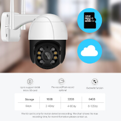 3MP PTZ Wifi IP Camera Outdoor 4X Digital Zoom AI Human Detect Wireless Camera H.265 P2P Audio 2MP 3MP Security CCTV Camera