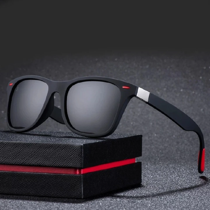 Fashion Design Classic Polarized Sunglasses Men Women Driving Square Frame Sun Glasses Male UV400