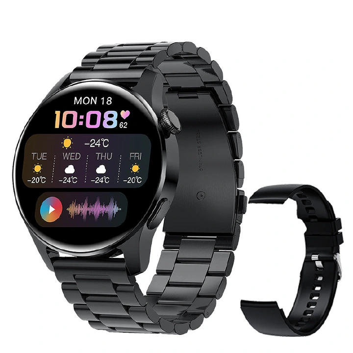 New Bluetooth Call Smart Watch Men Full Touch Screen Sports Fitness Men SmartWatch Suitable For Android IOS Smartphone