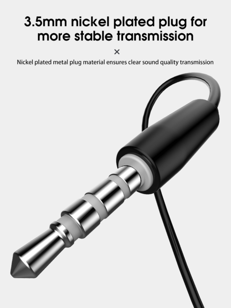 Top Sale Wired Earphones Running Sport Earphones 3.5mm Earbuds Noise isolating In-Ear Metal Subwoofer Earplugs With Mic For All Phones