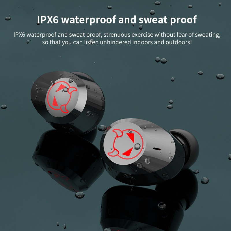 Updated Version Bluetooth Earphones Wireless Earphones TWS Waterproof Earbuds Sports Running Earpods With Charging Box Power Bank For All Phones