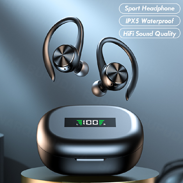 TWS Bluetooth 5.1 Earphones  Wireless Headphone Stereo Sports Waterproof Earbuds Headsets For All Phones