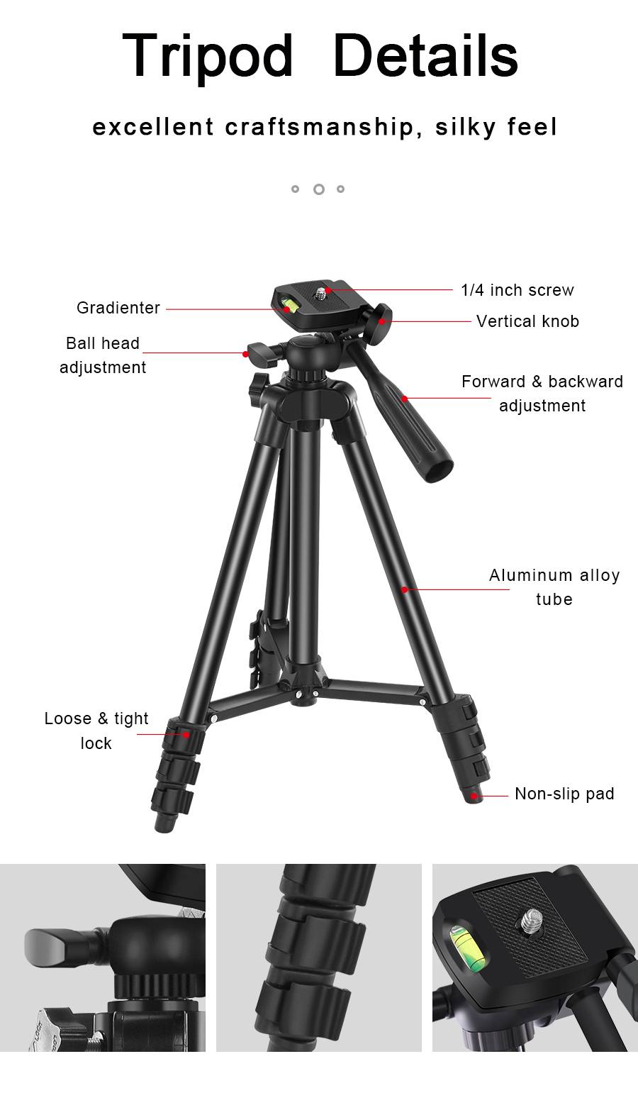 5in 1 Phone Portable Tripod Live Video Kit Photography Selfie Stick Recording Vlog Handle Stabilizer Live Stream/Makeup/Youtube/Tiktok With Tripod Stand  Holder Fill Light Microphone Remote Control