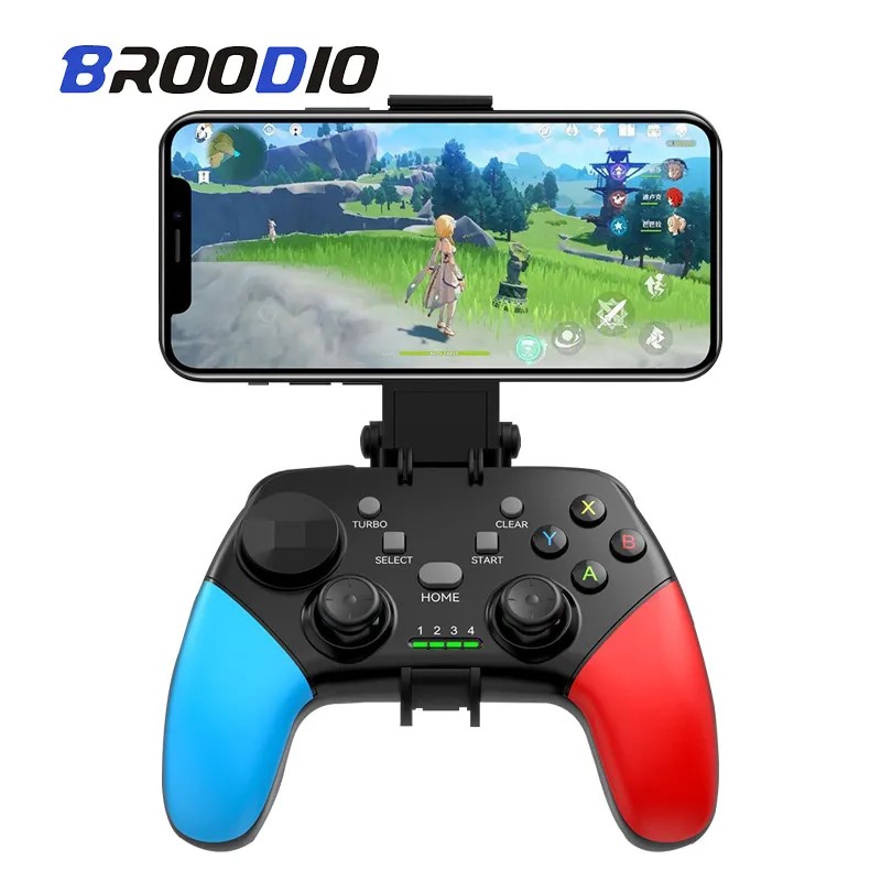 For Nintendo Switch PS4 TV Box Games Android Phone IOS PC Bluetooth Game Consoles Controller 2.4G Wireless Gamepads Dual Vibration Joystick