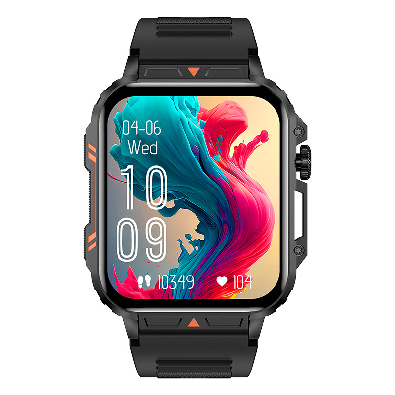 LIGE L81 Smartwatch 1.95 Inch Screen Health Monitoring Watches IP68 Waterproof Sport Fitness Smart Watch For Men Women