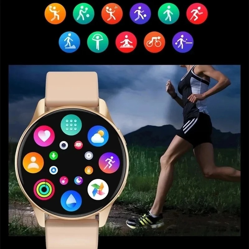 LIGE T2Pro Smart Watches Men/Women Full Touch Screen Sport Fitness Smart Watch IP67 Waterproof Bluetooth ZL02D For Android ios smartwatch