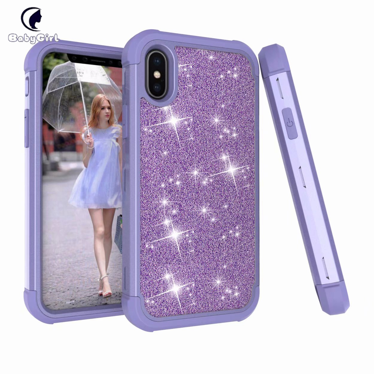 Glitter Sparkle Bling Case Cover for Apple iPhone 6 6s 7 8 Plus iPhone X XS XR XS Max