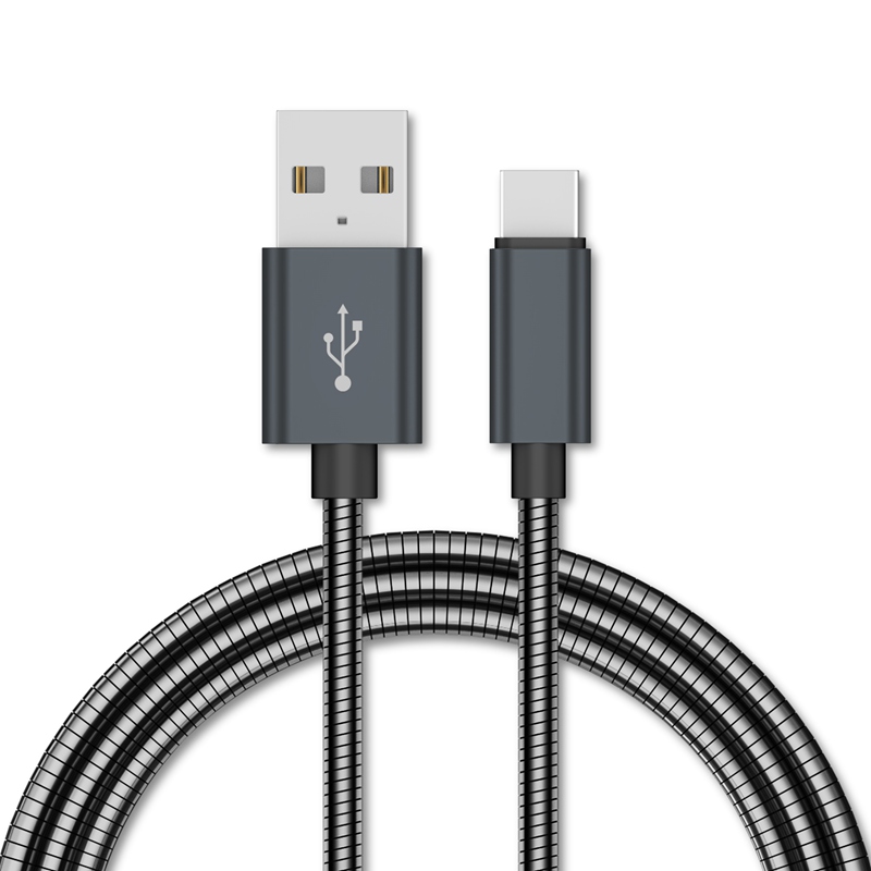 Metal USB-A to USB-C Cable– Fast Charging &amp; Data Transfer Cord for TYPE C Supported Devices