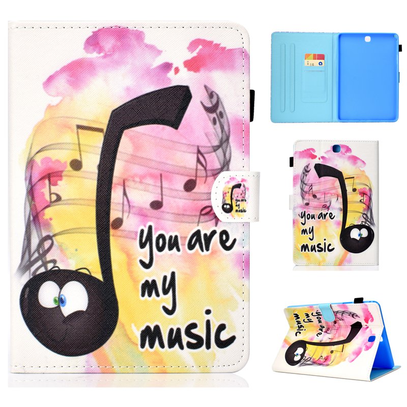 Flip Case for 7.0 8.0 9.6 9.7 10.1 10.5 inch Samsung Tablet , Painted Cover for Samsung Tablet