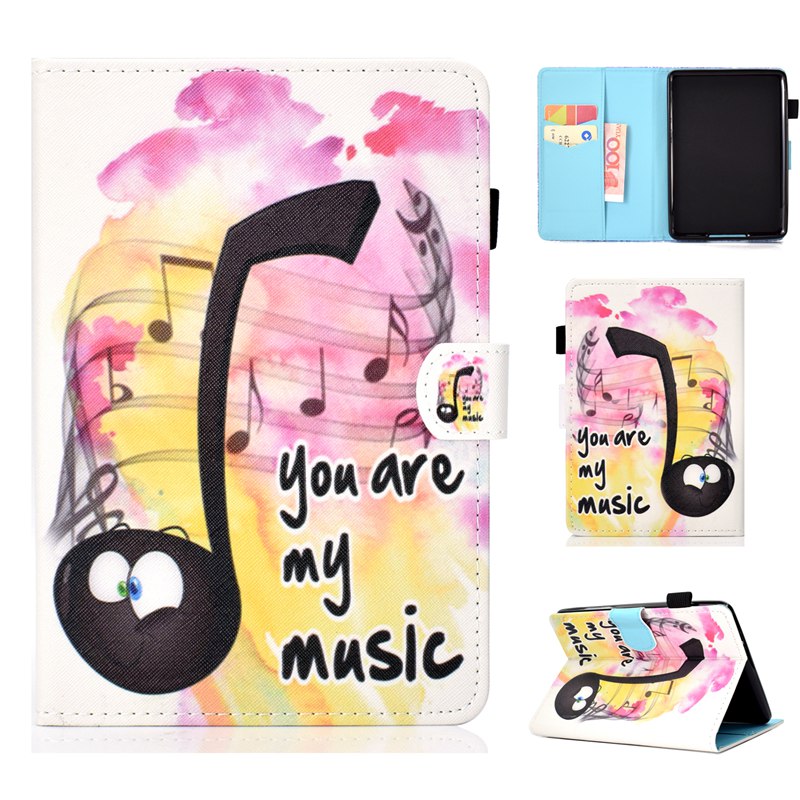 Flip Case for Amazon E-Reader, Cover for All-New Kindle Paperwhite Fire 7 Fire HD8 Fire HD10