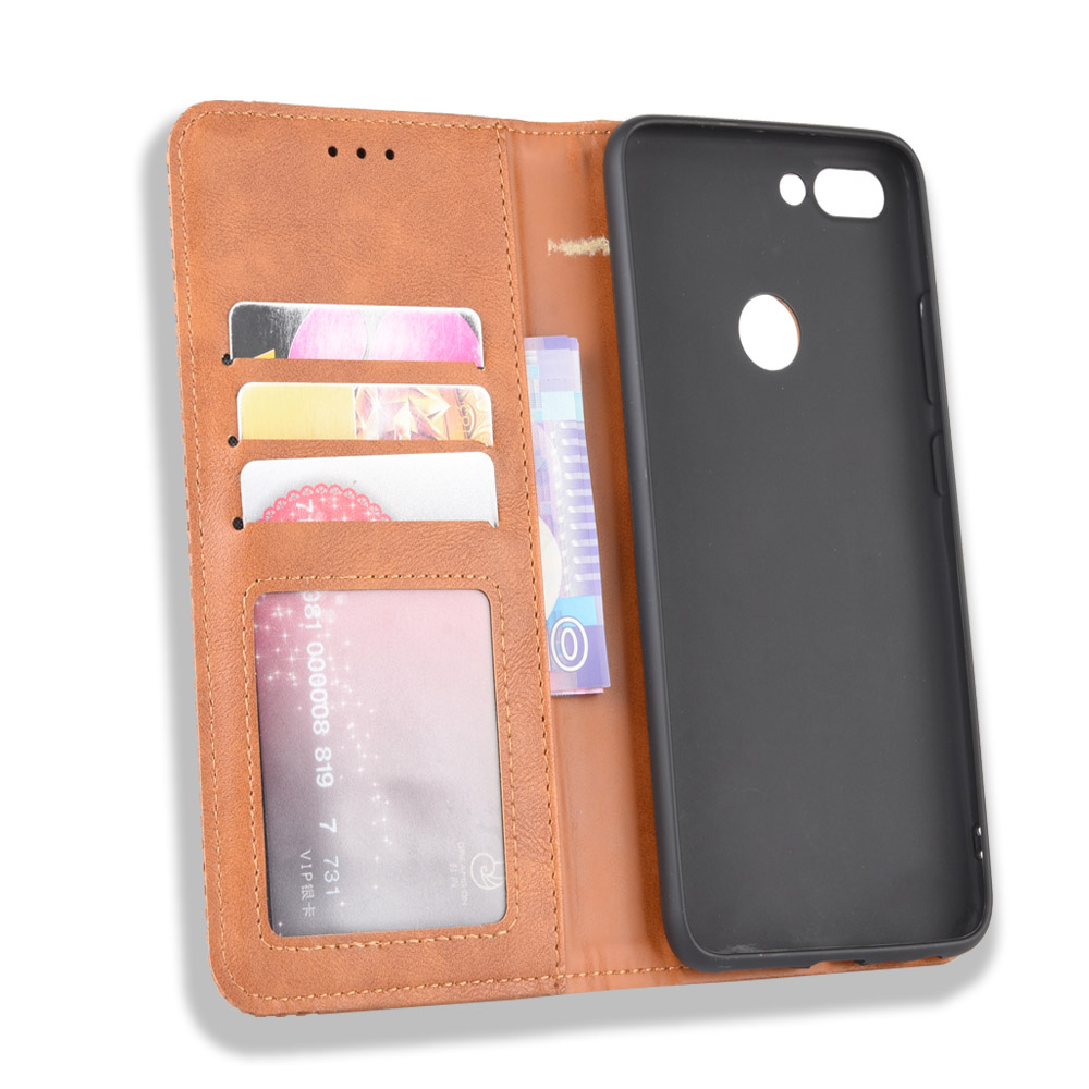 Infinix Hot 6 Pro Case, PU Leather Wallet Flip Case Cover for Infinix Hot 6 Pro X608