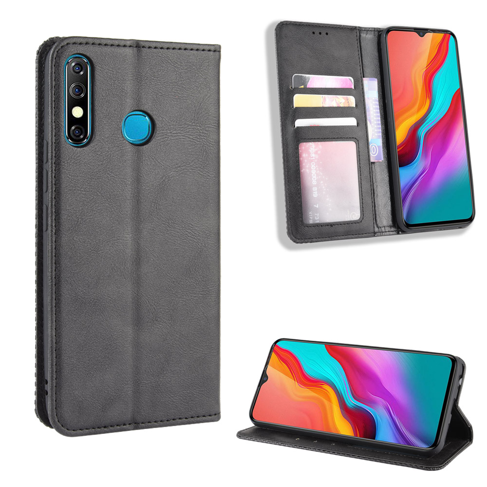 Infinix Hot 8 Case, PU Leather Wallet Flip Case Cover for Infinix Hot 8 X650