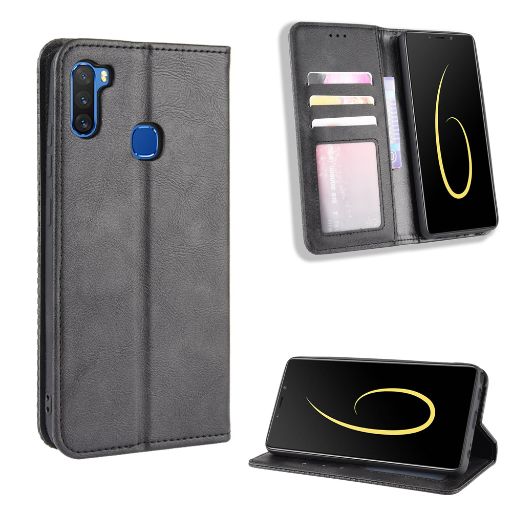 Infinix Note 6 Case, PU Leather Wallet Flip Case Cover for Infinix Note 6 X610 Phone