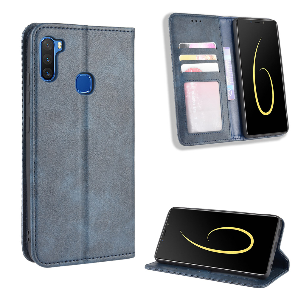 Infinix Note 6 Case, PU Leather Wallet Flip Case Cover for Infinix Note 6 X610 Phone